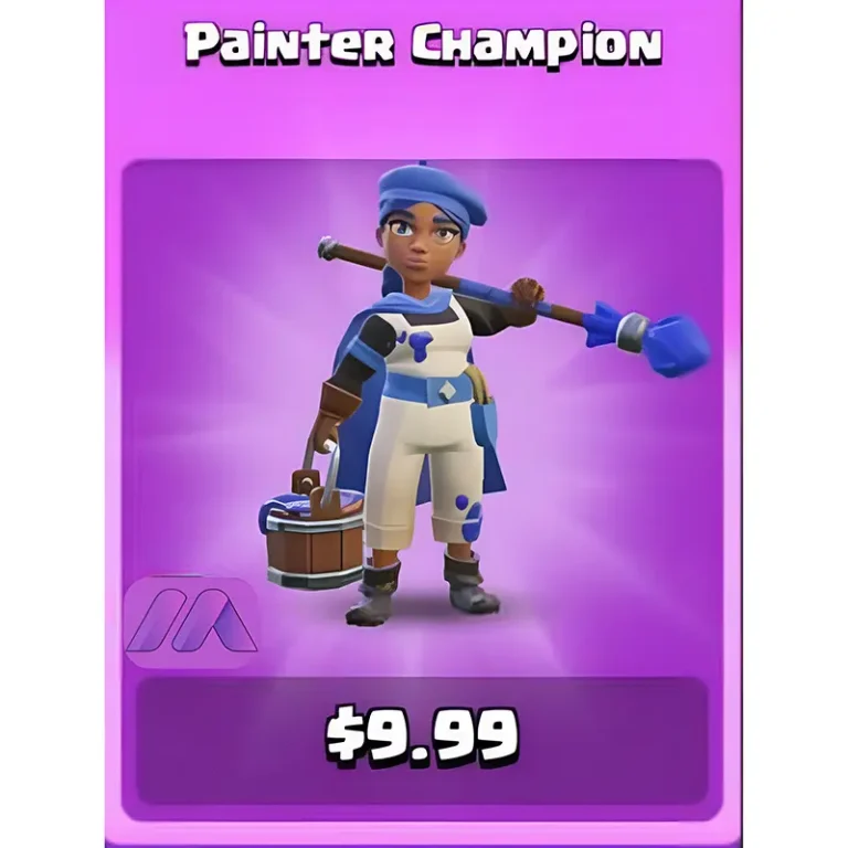 خرید اسکین کلش آف کلنز - Painter CHampion