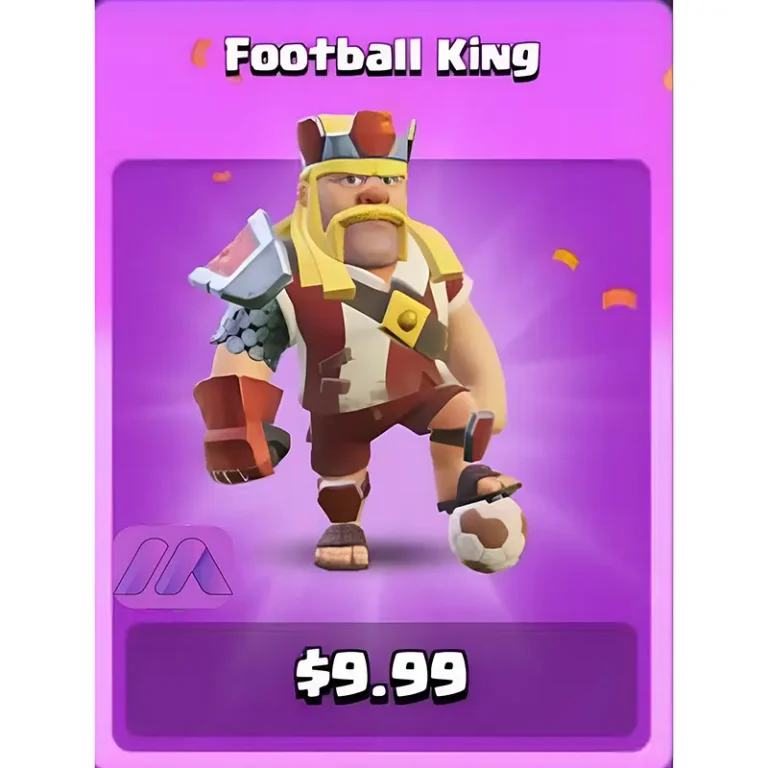 خرید اسکین کلش آف کلنز - Football King